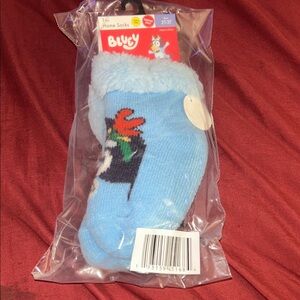 Baby bluey Sherpa socks